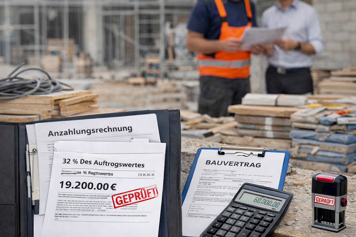 factorable Anzahlungsrechnung